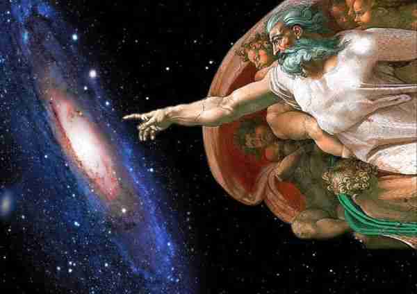 evreni tanri mi yaratti