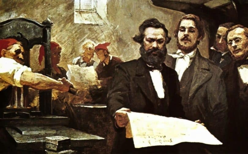 karl-marx-friedrich-engels-en-la-imprenta-de-la-rheinische-zeitung-colonia-museo-marx-engels-moscc3ba-e29c86-e-chapiro-c2a9-c3b1c3a1ngara-marx1-810×505-1